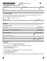 Form DR0104EZ Colorado Simplified Individual Income Tax Return - Colorado, Page 9