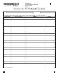 Form DR0252 Consumer Use Tax Return - Colorado, Page 3
