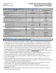 Form 3400-194 Septage: Farmer Non-commercial Septage Operator Registration Application - Wisconsin, Page 4