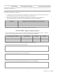 Athlete Agent Application for Registration or Renewal - Pennsylvania, Page 2