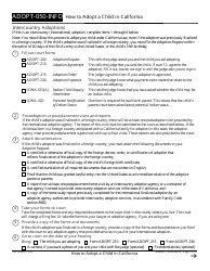 Form ADOPT-050-INFO How to Adopt a Child in California - California, Page 3
