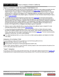 Form ADOPT-050-INFO How to Adopt a Child in California - California, Page 4