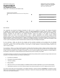 Form BOE-267-SNT Religious Exemption Change in Eligibility or Termination Notice - County of Riverside, California