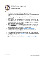 Document preview: Lea User Agreement: Ssid Website Access Request Form - Utah