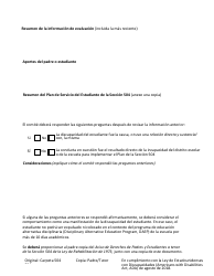 Revision De La Determinacion De Manifiesto De La Seccion 504 - Utah (Spanish), Page 2