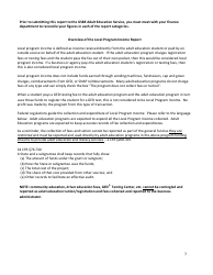 Fees and Tuition Collected in Support of Adult Education Programs Report - Utah, Page 3