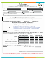 Technology Endorsement Application - Utah