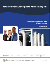 Instructions for Reporting State-Assessed Property - Intercounty Pipelines and Watercourses - California