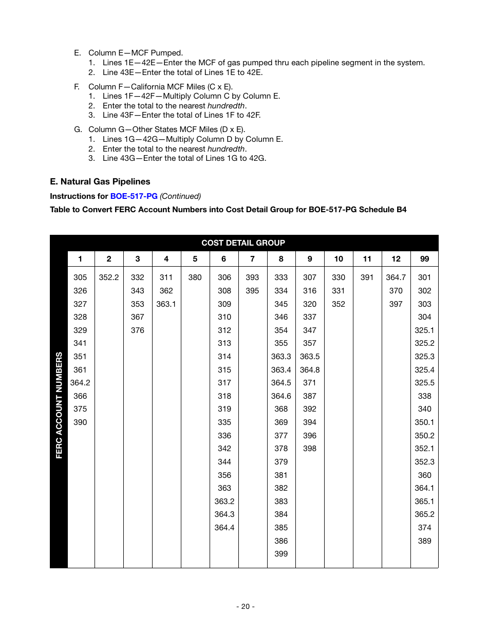 Instructions for Reporting State-Assessed Property - Intercounty Pipelines and Watercourses - California, Page 23