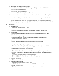 Instructions for Reporting State-Assessed Property - Intercounty Pipelines and Watercourses - California, Page 28