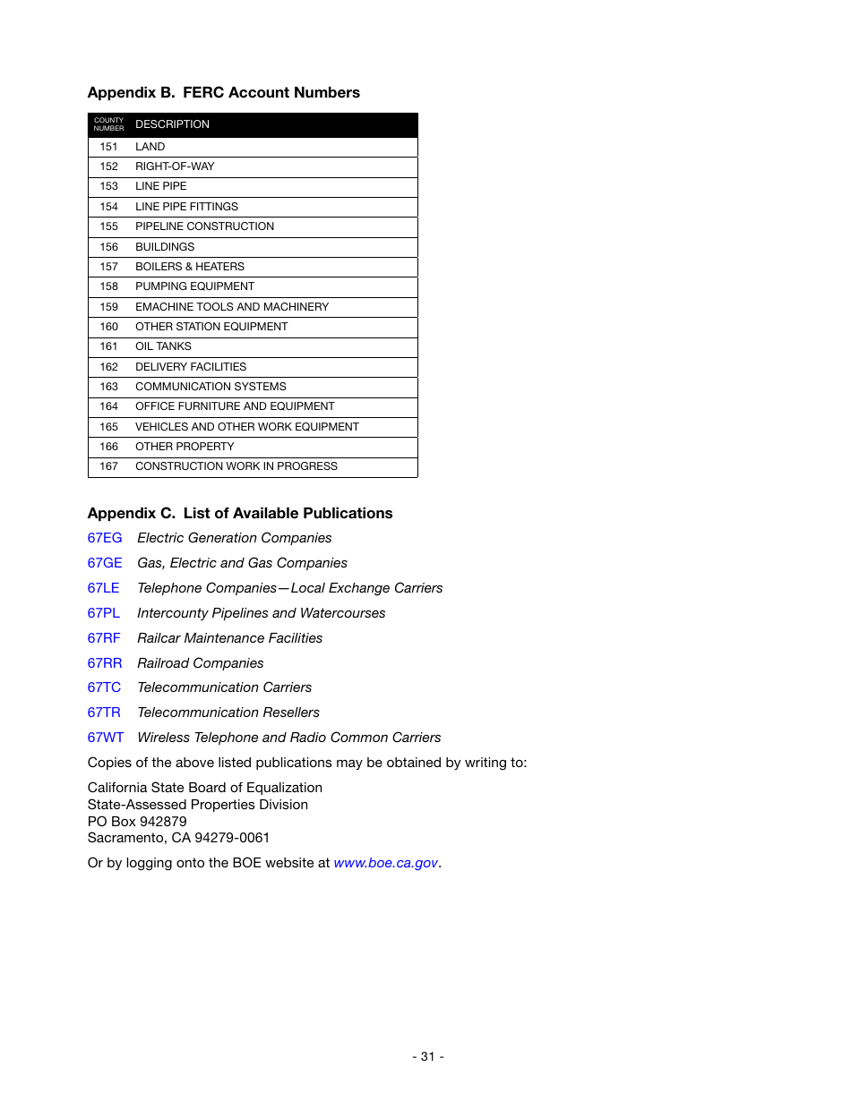 Instructions for Reporting State-Assessed Property - Intercounty Pipelines and Watercourses - California, Page 34