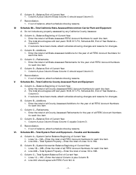 Instructions for Reporting State-Assessed Property - Intercounty Pipelines and Watercourses - California, Page 7