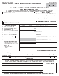 Form BOE-517-WT Property Statement - Wireless Telephone and Radio Common Carriers - California