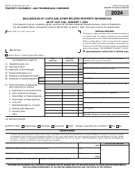 Form BOE-517-GT Property Statement - Gas Transmission Companies - California