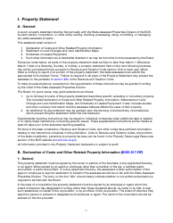 Instructions for Reporting State-Assessed Property - Railcar Maintenance Facilities - California, Page 4