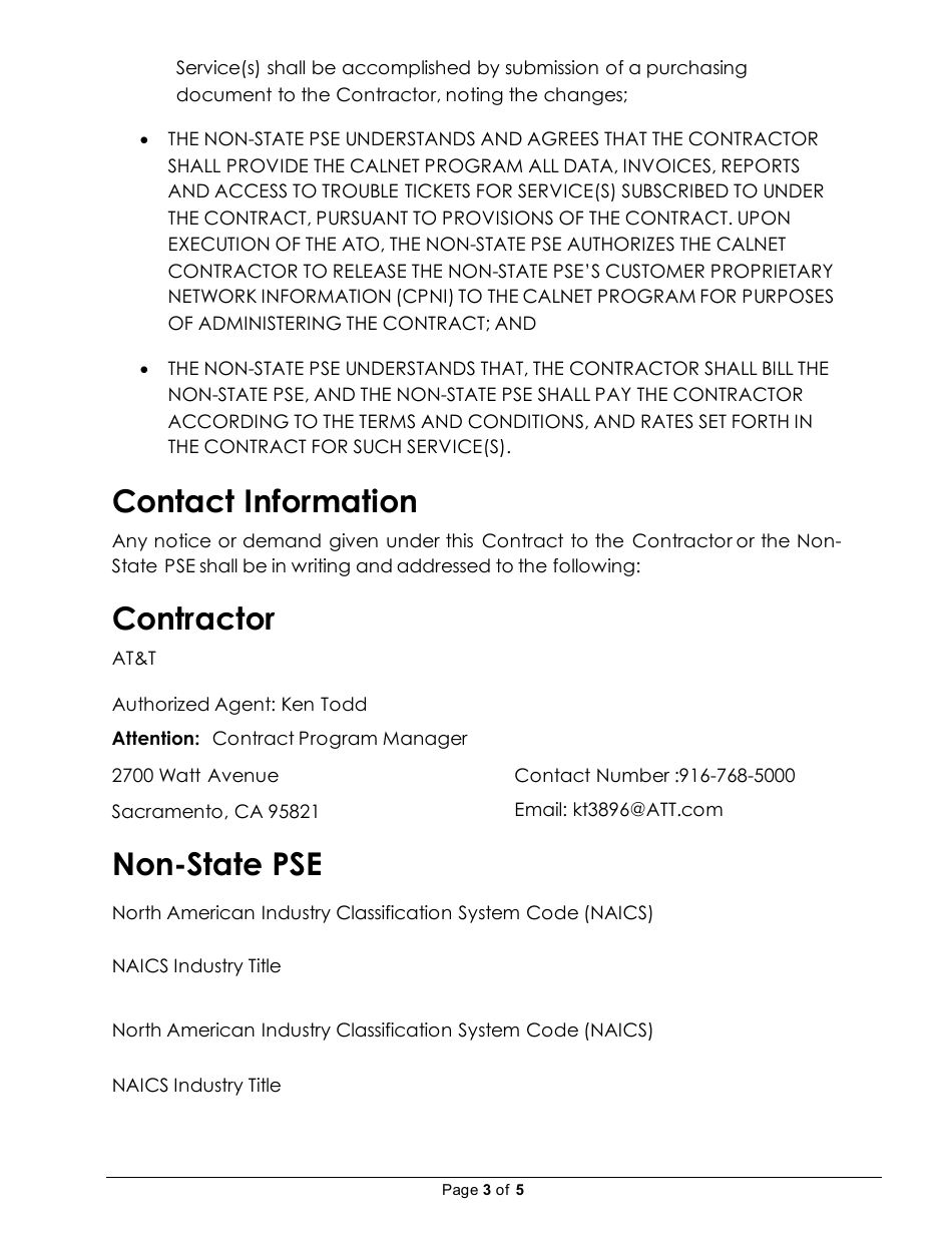 Authorization to Order (Ato) - Firstnet Category 9.1 - Broadband for Public Safety - California, Page 3