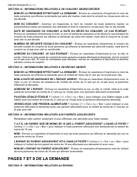 Instructions for Form LDSS-2921 New York State Application for Certain Benefits and Services - New York (French), Page 10