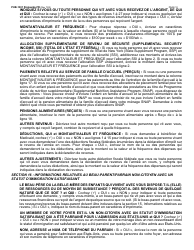 Instructions for Form LDSS-2921 New York State Application for Certain Benefits and Services - New York (French), Page 11