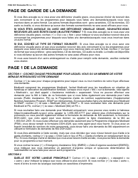 Instructions for Form LDSS-2921 New York State Application for Certain Benefits and Services - New York (French), Page 4