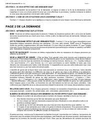 Instructions for Form LDSS-2921 New York State Application for Certain Benefits and Services - New York (French), Page 6