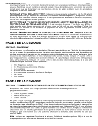 Instructions for Form LDSS-2921 New York State Application for Certain Benefits and Services - New York (French), Page 7