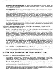 Instructions for Form LDSS-3174 New York State Recertification Form for Certain Benefits and Services - New York (French), Page 12