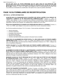 Instructions for Form LDSS-3174 New York State Recertification Form for Certain Benefits and Services - New York (French), Page 18