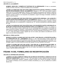 Instrucciones para Formulario LDSS-3174 Formulario De Recertificacion Para Ciertos Beneficios Y Servicios Del Estado De Nueva York - New York (Spanish), Page 17