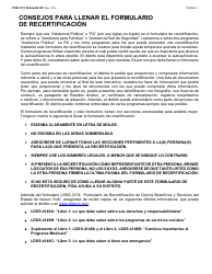 Instrucciones para Formulario LDSS-3174 Formulario De Recertificacion Para Ciertos Beneficios Y Servicios Del Estado De Nueva York - New York (Spanish), Page 3