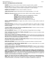 Instrucciones para Formulario LDSS-3174 Formulario De Recertificacion Para Ciertos Beneficios Y Servicios Del Estado De Nueva York - New York (Spanish), Page 5