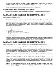 Instrucciones para Formulario LDSS-3174 Formulario De Recertificacion Para Ciertos Beneficios Y Servicios Del Estado De Nueva York - New York (Spanish), Page 7