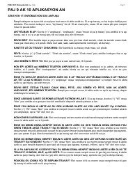 Instructions for Form LDSS-2921 New York State Application for Certain Benefits and Services - New York (Haitian Creole), Page 12