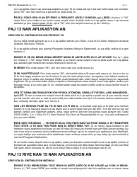 Instructions for Form LDSS-2921 New York State Application for Certain Benefits and Services - New York (Haitian Creole), Page 14