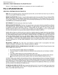 Instructions for Form LDSS-2921 New York State Application for Certain Benefits and Services - New York (Haitian Creole), Page 6