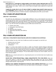 Instructions for Form LDSS-2921 New York State Application for Certain Benefits and Services - New York (Haitian Creole), Page 7