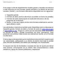 Instrucciones para Formulario LDSS-2921 Solicitud Para Ciertos Subsidios Y Servicios Del Estado De Nueva York - New York (Spanish), Page 2