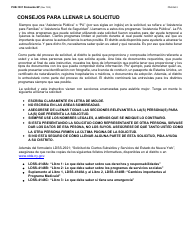Instrucciones para Formulario LDSS-2921 Solicitud Para Ciertos Subsidios Y Servicios Del Estado De Nueva York - New York (Spanish), Page 3
