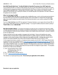 Form LDSS-5166 Application/Recertification for Supplemental Nutrition Assistance Program (Snap) Benefits - New York, Page 2