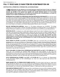 Instructions for Form LDSS-3174 New York State Recertification Form for Certain Benefits and Services - New York (Haitian Creole), Page 17