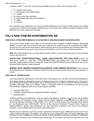 Instructions for Form LDSS-3174 New York State Recertification Form for Certain Benefits and Services - New York (Haitian Creole), Page 7