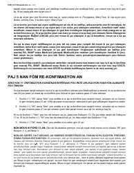 Instructions for Form LDSS-3174 New York State Recertification Form for Certain Benefits and Services - New York (Haitian Creole), Page 8