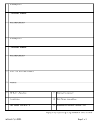 Form AID461-7 Appraisal Input Form (Aif), Page 2