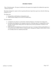 Form AID461-7 Appraisal Input Form (Aif), Page 3