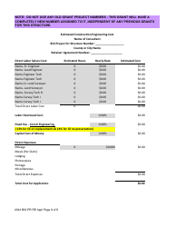 Application for Bridge Improvement Grant (Big) Funds Preservation or Rehab/Replacement - South Dakota, Page 6