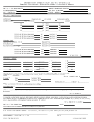 Document preview: Certified/Professionally Qualified Interpreters Statement of Services - Nebraska