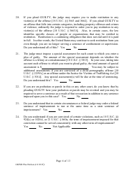 Petition to Enter Plea of Guilty - Oklahoma, Page 6