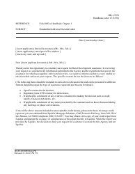 Form HB-1-3550 Appendix 3 Handbook Letters - Direct Single Family Housing Loans and Grants - Field Office Handbook, Page 19