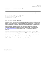 Form HB-1-3550 Appendix 3 Handbook Letters - Direct Single Family Housing Loans and Grants - Field Office Handbook, Page 2
