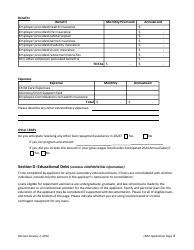 Application - Loan Repayment Assistance Program (Lrap) - Oregon, Page 4