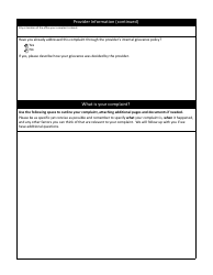 Complaint Form - Legal Services Program - Oregon, Page 2